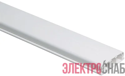 Кабель-канал плинтусный 80х20 L2000 пластик ЭЛЕКОР IEK CKK20-080-020-1-K01