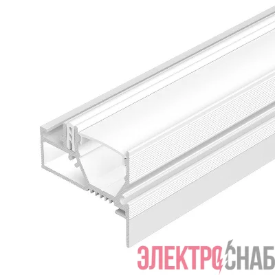 Профиль STRETCH-20-WALL-D-SIDE-2000 WHITE L2000 алюм. Arlight 042945