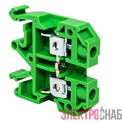 Колодка клеммная JXB-2.5/35 (25а) зел. EKF plc-jxb-2.5/35gn