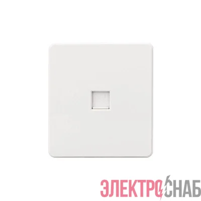Розетка компьютерная СП ROUND MIELE RJ45 кат.6 перламутр Kranz KR-78-0724-1