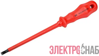 Отвертка диэлектрическая шлицевая SL6.5х150 K2 1000В ARMA2L 3 IEK A2L3-SC30-K2-SL-65-150