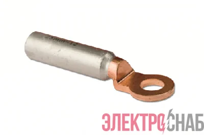 Наконечник кольц. без изоляции 25кв.мм отв. d12.5мм медь/алюм. (уп.50шт) DKC 2F12B