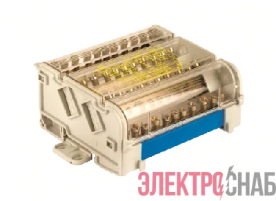 Блок распределительный 4p 5х6мм на DIN-рейку DKC BD10074