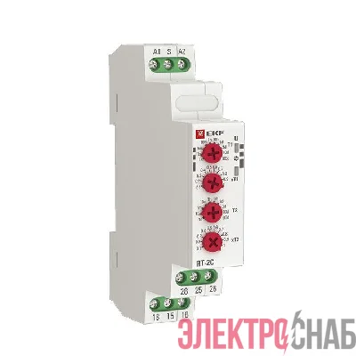 Реле времени RT-2C 12-240В 2 регулир. порога времени 2 исп. конт. PROxima EKF rt-2c-12-240