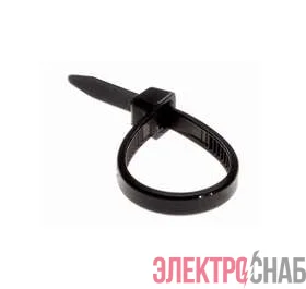Хомут кабельный 2.5х100 нейл. черн. (уп.100шт) Rexant 07-0101