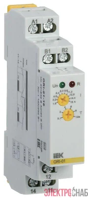 Реле тока ORI 1.6-16А 24-240В AC/24В DC IEK ORI-01-16