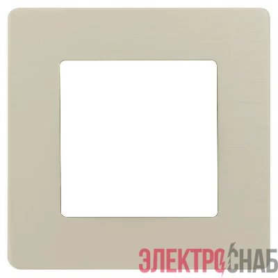 Рамка 1-м 12-5101-02 сатин сл. кость Эра Б0052500
