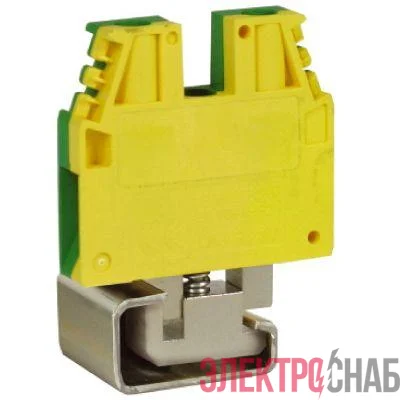 Клемма винт. TEC.6/D 6кв.мм жел/зел. DKC ZTE120