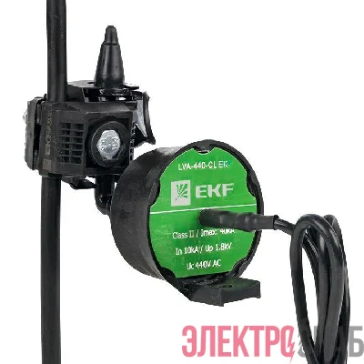 Ограничитель перенапряжения LVA-440B-CL (Uраб - 440 В) PROxima EKF lva-440-cl