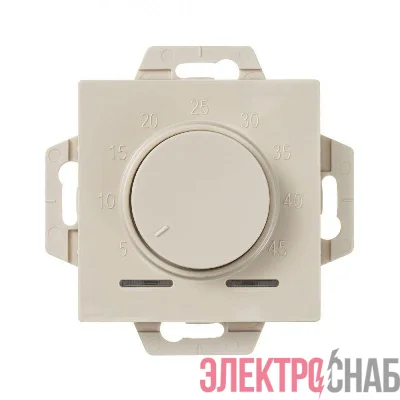 Механизм термостата ATLASDESIGN электрон. теплого пола с датчиком 10А беж. SchE ATN000235
