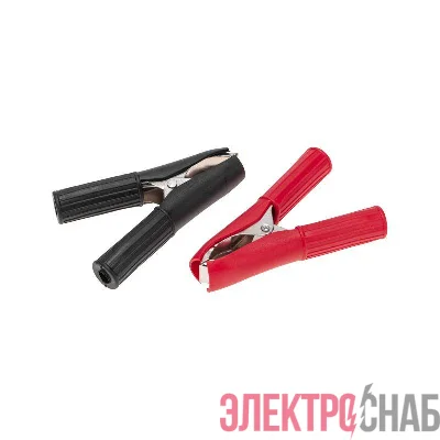 Зажим "крокодил" 30А 75мм в изоляторе (уп.2шт) Rexant 16-0016-9