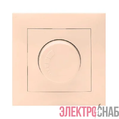 Светорегулятор Валенсия 600Вт 220В крем. PROxima EKF EWD06-101-20