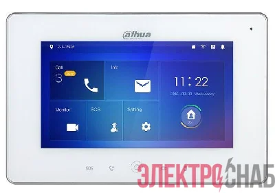 Видеодомофон DH-VTH5221DW бел. Dahua 478437