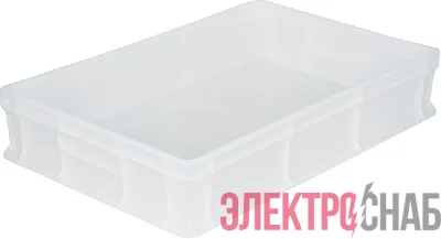 Ящик 600х400х120 мороз. сплошной, без ручек  натуральный 704.03.02 м 704.03.02 м