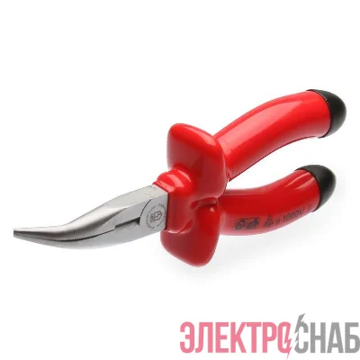Длинногубцы диэлектрические изогнутые "Эксперт" 160 КВТ 70357