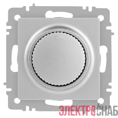 Светорегулятор поворотный СП Accent 6-401-03 600Вт 230В IP20 алюм. Intro Б0063674