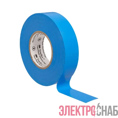 Изолента ПВХ 19мм Temflex 1300 син. (рул.20м) 3М 7100080345