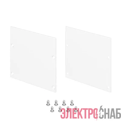 Заглушка LINE-S-7575 WHITE глухая металл (комплект) Arlight 041887