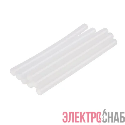 Стержень клеевой d7мм L100мм прозр. (блист.6шт) Rexant 09-1015