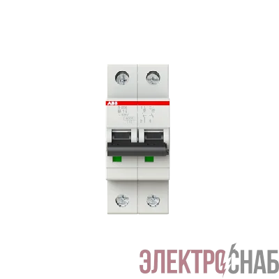 S202 B16  6кА  Автоматический выключатель 2-полюсный 2CDS252001R0165
