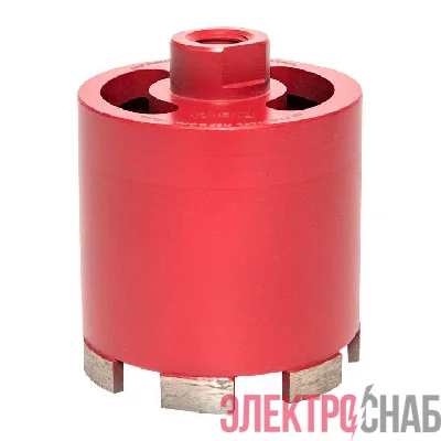Коронка алмазная для дрелей с микроударом (верхнее пылеудаление) DCH-82MHS Micro Hit Laser M16 Professional EKF dch-82-mhs-m16