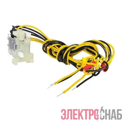 Контакт дополнительный + аварийный ВА-99М 63 с проводами EKF mccb99m-63-alax-w