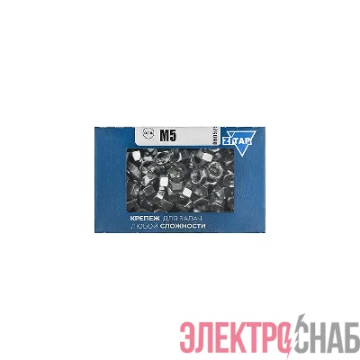 Гайка шестигранная М5 DIN 934 оцинк. (уп.400шт) Tech-Krep/Zitar 105246