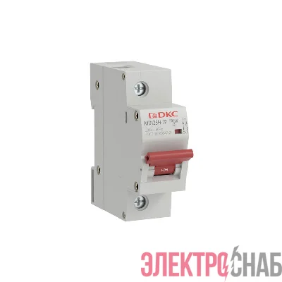 Выключатель автоматический модульный max типа MD125H 10кА 1п C 80А YON MD125H-1PC80