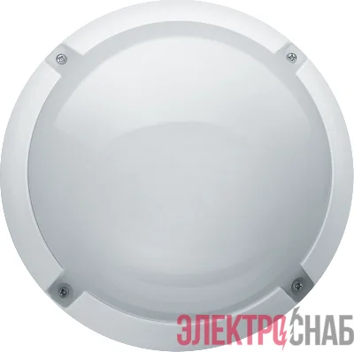Светильник светодиодный 94 829 NBL-PR1-8-4K-WH-IP65-LED 8Вт 4000К IP65 ЖКХ поликарбонат круг бел. (аналог НПП) Navigator 94829