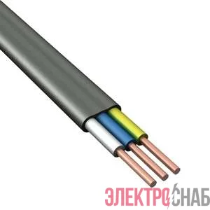 Кабель ВВГ-Пнг(А)-LSLTx 3х2.5 ОК (N PE) 0.66кВ (м) Кабэкс ТХМ00134530
