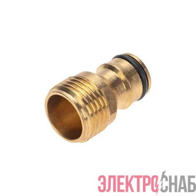 Адаптер латунный 1/2дюйм внешняя резьба ЧЕТЫРЕ СЕЗОНА 62-0276