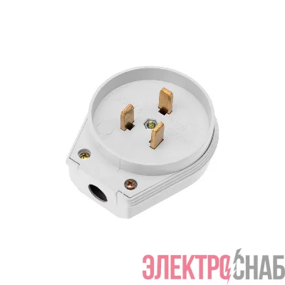 Вилка ВШ для электрической плиты 32А 250 В 2Р+РЕ бел. Rexant 11-8931