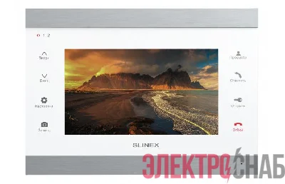 Видеодомофон SL-07IPHD серебр./бел. Slinex ИВ-00000179