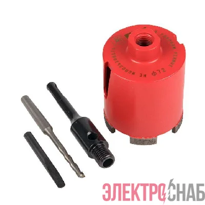 Коронка алмазная DCH-72 Laser M16 SDS-Plus Expert EKF dch-72-m16