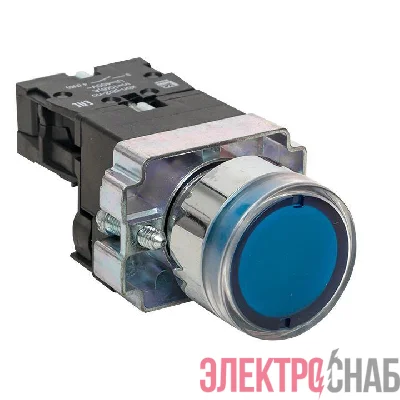 Кнопка BW61 с подсветкой 24В син. NO PROxima EKF xb2-bw61-24
