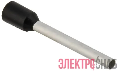 Наконечник НШВИ 1.5-18 черн. (уп.100шт) IEK UGN11-D15-018-100