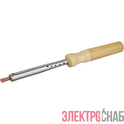 Паяльник 90 197 OSE-Pes05-80W-CP дерево; клин прямой ОНЛАЙТ 90197