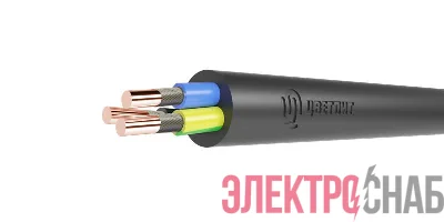 Кабель ВВГнг(А)-FRLS 3х1.5 ОК (N PE) 0.66кВ (м) Цветлит 00-00140718