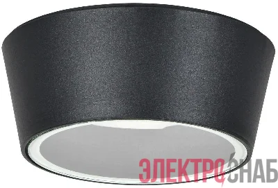 Светильник 5104 GX53 IP65 уличный потолочный черн. IEK LT-UPU0-5104-GX53-1-K02