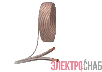 Кабель акустический 2х1.5 прозр. (м) Эра Б0048274