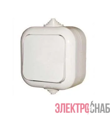 Выключатель 1-кл. ОП 10А IP44 бел. БЕЛТИЗ А1 10-001