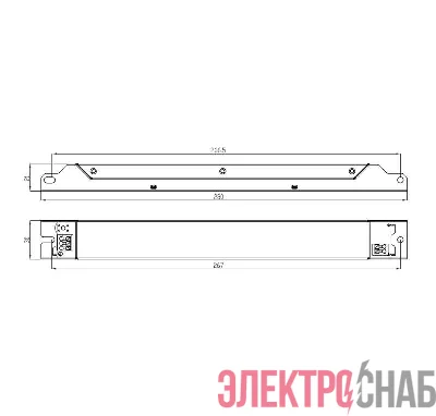 Драйвер ИПС50-350Т ЭКО 0110 IP20 Аргос