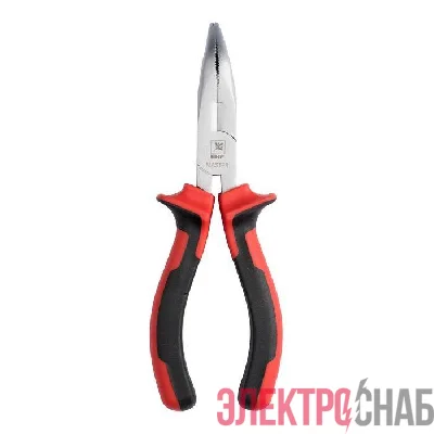 Длинногубцы изогнутые 160мм Master Basic EKF dgi-160-mas