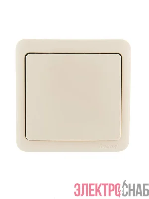 Выключатель 1-кл. 1п ОП Viola 10А IP20 крем. LEZARD 751-0300-100