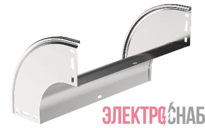 Угол для лотка плавный 90град. 400х80 В20 ESCA В20 IEK CPV41-0-90-080-400