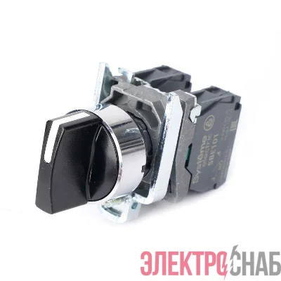 Переключатель модульный SB4 в сборе 22мм 3поз. с фиксацией 2НО SE SB4BD33