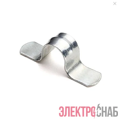 Скоба крепежная двухлапковая d19-20мм метал. для монтажного пистолета (уп.100шт) PROxima EKF smp-2-19-20