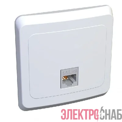 Розетка компьютерная 1-м СП Этюд RJ45 бел. SchE KOMC-001B