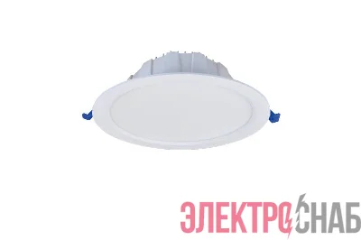Светильник светодиодный FD 10 R 12W OP 940 D120 WH IP44 145х35мм 12Вт 4000К Ra 90 IP44 встраив. бел. даунлайт Русский Свет 11041023291