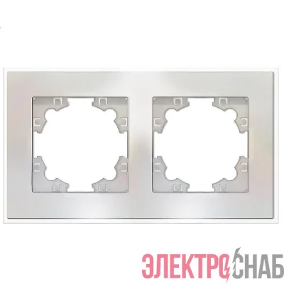Рамка 2-м Афина стеклянная жемчуж. UNIVersal 2261